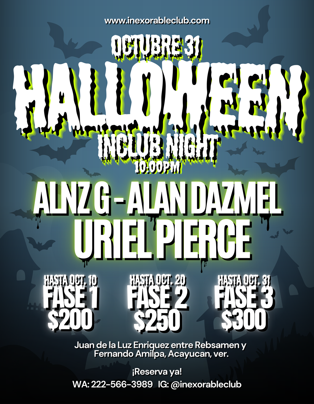 Halloween InClub Night | OCT 31